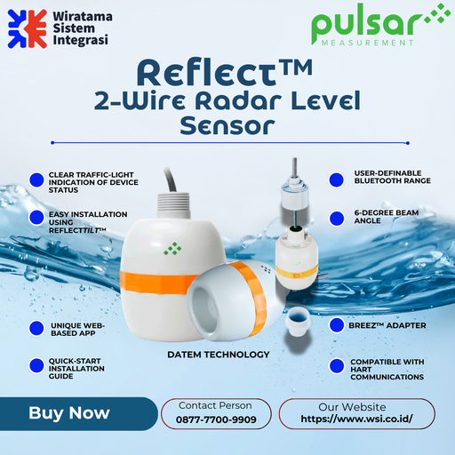 REFLECT™ 2-Wire Radar Sensor – Accurate & Reliable Level Measurement