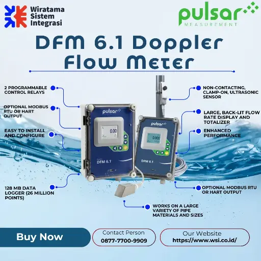 DFM 6.1  – Reliable, Non-Contact Flow Measurement